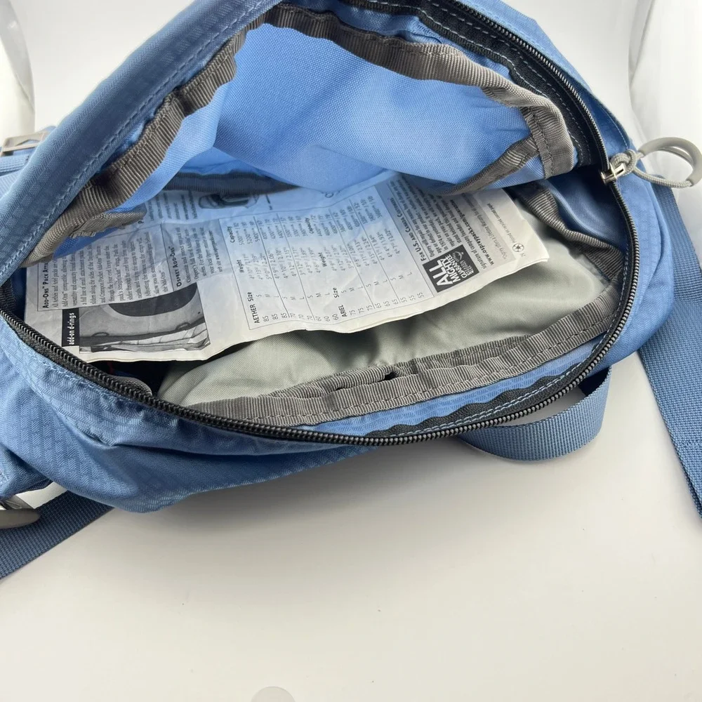 Osprey Backpack Detachable Top Lid Brain Only Replacement Blue Hiking Pack Part